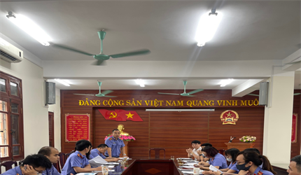 Chi bộ Viện KSND huyện Sóc Sơn tổ chức Hội nghị rà soát, bổ sung quy...